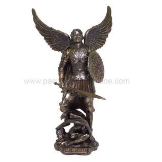 Archangel Saint Michael Statue Collector Edition Trampling Satan 