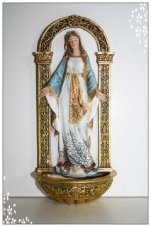 Josephs Studio Renaissance Collection OUR LADY OF GRACE HOLY WATER 