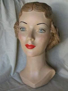   Mannequin Head Advertising Display 17 by Marge Crunkleton, signed