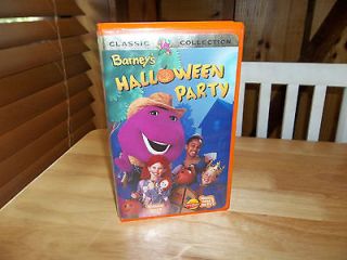 barney s halloween party classic collection vhs 