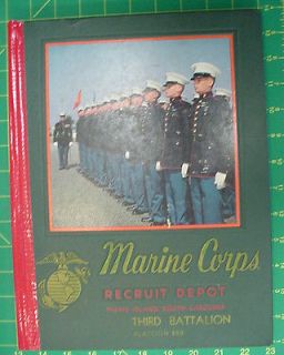 usmc 1957 platoon book parris island sc mcrd time left