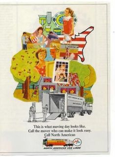 1969 ad north american van lines moving day time left