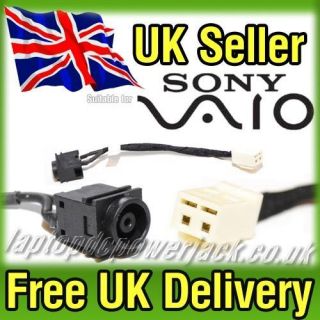 SONY Vaio PCG 7N1M DC Jack Wire Cable Harness Power Socket Pin