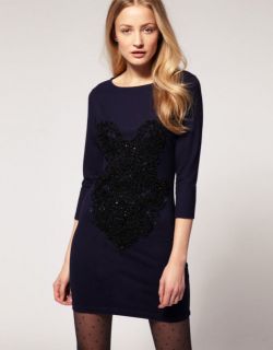 new RRP $750 MARKUS LUPFER SEQUIN COCKTAIL DRESS TUNIC L 14 FREE POST