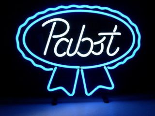 New Pabst Blue Ribbon Neon Light Sign Gift Pub Home Bar PBR Beer Bar 
