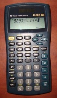   TI 30X IIS Scientific Calculator ~ 2 Hand Held Units w/Covers