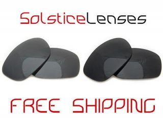 SL Replacement Lens POLARIZED GREY & BLACK for Oakley Pit Bull 