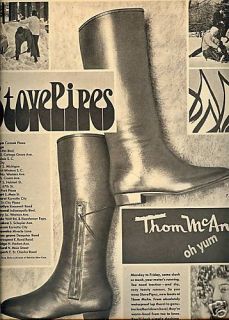 60s vintage thom mcan stovepipes boots 60s fashion ad time