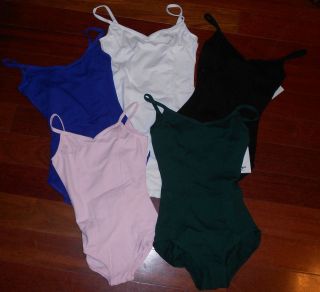 NWT BAL TOGS Classic CAMISOLE DANCE LEOTARD child Cot/Lyc Velvet