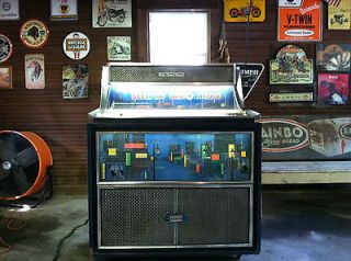 seeburg jukebox juke box with records machine 