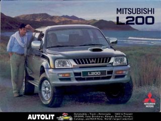 1995 mitsubishi l200 pickup truck brochure hungary  6 39 