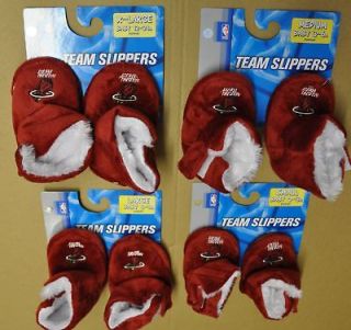 Miami Heat Infant Baby Booties Booty Slippers New HB Small, Medium 