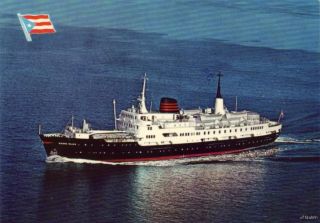 norway the express coastal liner m s kong olav 1977