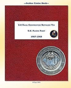 NEW Seabee Cruise Book U.S Naval Construction Battalion Ten 1967  1968 