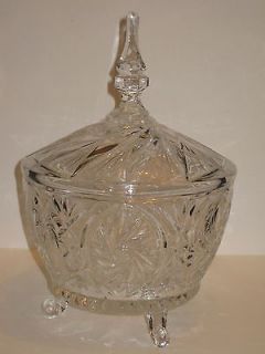 CRYSTAL CLEAR IND.   MONICA   PINWHEEL CRYSTAL   3 FOOT CANDY BOWL 