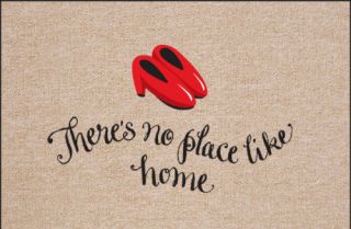 Funny Doormats  Theres No Place Like Home  Fast Shipping