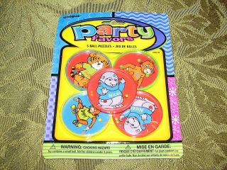   Tales Hallmark Characters Party Favors Ball Puzzles MIP Sealed 1980s
