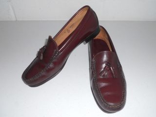 Brooks Brothers Vintage Cordovan Leather Tassel Loafers Dress Shoes 