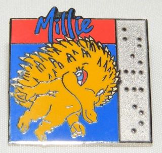 sydney 2000 olympic collectible pin mascot millie braille one day