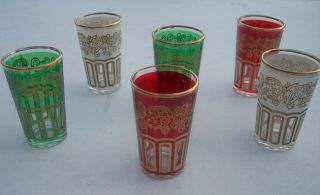 moroccan tea glasses wine glasses mint hot tea morocco time