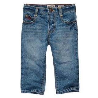 NWT  OshKosh Infant Boys Classic Jeans   Trailerblazer Light Sanded 