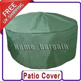 round patio garden furniture set protect cover 125x70cm location 