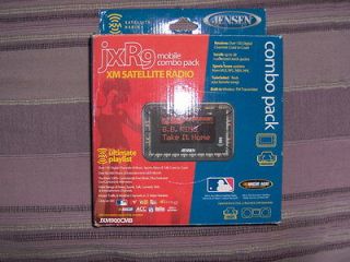 xm satellite radio jensen jxr9 mobile combo pack 