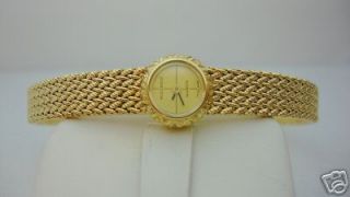 movado rare 14k gold ladies watch with zenith movement one