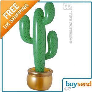 90cm inflatable mexican beach cactus fancy dress new from united