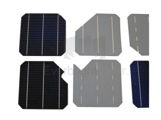 1KW MONO Crystalline 6x6 Solar Cells CHIPPED CORNERS for DIY Solar 