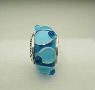 AUTHENTIC PANDORA Ocean Star Retired Murano Glass Bead #780605
