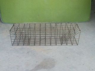 brown 6x6x24 muskrat colony trap animal control time left