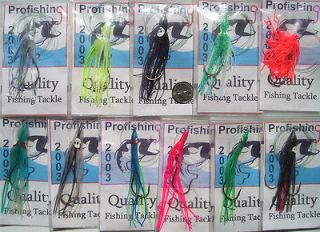 11 rigged trolling squid octopus lures barbless hooks from canada