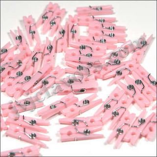   CLOTHESPIN Baby Shower FAVOR Baby Pink GIRL Decor Party Decorations
