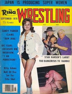 The Ring Wrestling magazine 9/76 Vintage WOMEN GIRLS GALS Superstar 