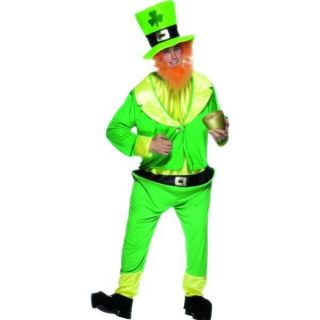 Adult Mens Leprechaun St Patricks Smiffys Fancy Dress Costume