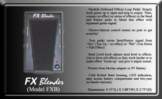Morley FX Blender Multi Effects Guitar Effect Pedal