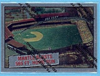 MICKEY MANTLE 1996 TOPPS COMMEMORATIVE CARD#30 NEW YORK YANKEES