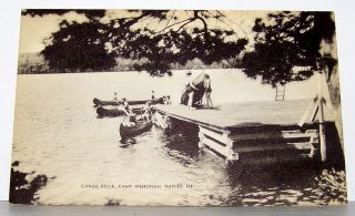 1930 s 1940 s canoe dock camp wenonah naples maine