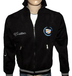 cadillac fleece jacket new model logos are embroidered