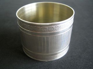 antique french sterling silver napkin ring from netherlands returns 