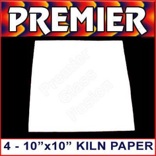 10 x10 sheets bullseye thinfire kiln shelf paper time