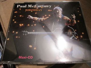 Paul McCartney Birthday CD West Germany Never Played Beatles Free 