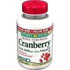 natures bounty cranberry 4200mg 250 softgels vitaminc 