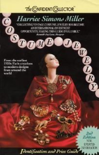 Costume Jewelry by Harrice S. Miller 1994, Paperback