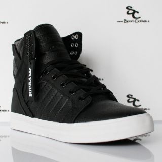 supra skytop cross mens lifestyle shoes black white new more options 