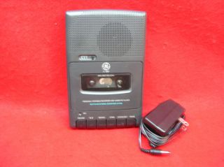 ge 3 5027a personal portable recorder cassette player time left