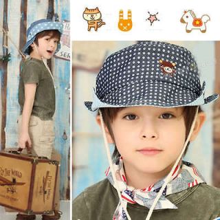 Fashion Baby Children kids boy Bonnet cap Sun Cowboy hat for：2 6 