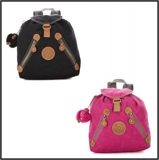 Kipling *New Style* Fundamental Small Backpack BP3826 Black / Fuschia 