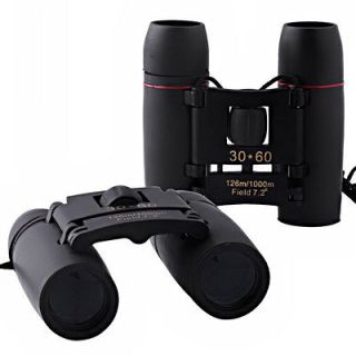 New Mini 30x60 Day Night Vision Zoom Binoculars Telescope 126m to 